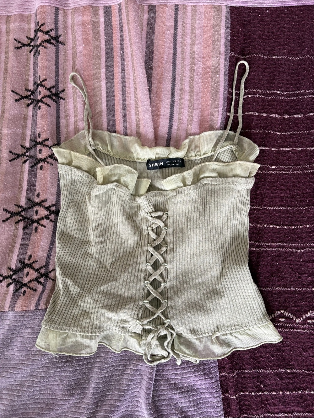 Corset tank top